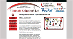 Desktop Screenshot of liftsafesolutions.co.uk